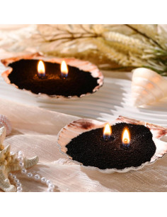 Kit de Velas de Arena MTLEE 1.5 kg con 20 Mechas - Negro 2