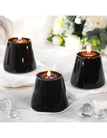 Kit de Velas de Arena MTLEE 1.5 kg con 20 Mechas - Negro