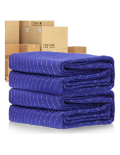 2 Mantas de Mudanza Acolchadas ASBAYSON 182.88x101.6cm Azul