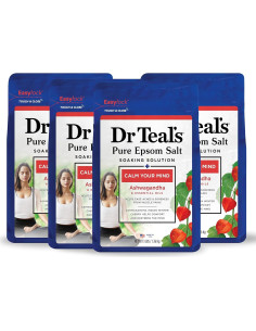 Sal de Epsom Pura Dr Teal's 1.36 kg x 2 - Alivio Estrés y Hidratación 2