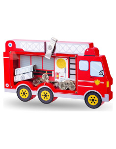 Hucha de Madera Camión de Bomberos Boalord 1.4 kg