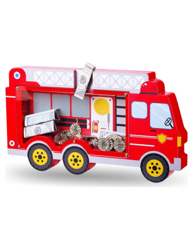 Hucha de Madera Camión de Bomberos Boalord 1.4 kg