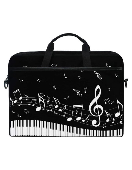 Funda para Laptop MRMIAN 15" con Teclas de Piano y Notas Funda para Laptop MRMIAN 15" con Teclas de Piano y Notas