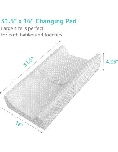 Almohadilla de Cambio de Bebé YENING Impermeable 80x40 cm