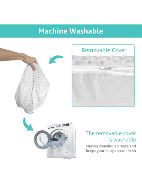 Almohadilla de Cambio de Bebé YENING Impermeable 80x40 cm