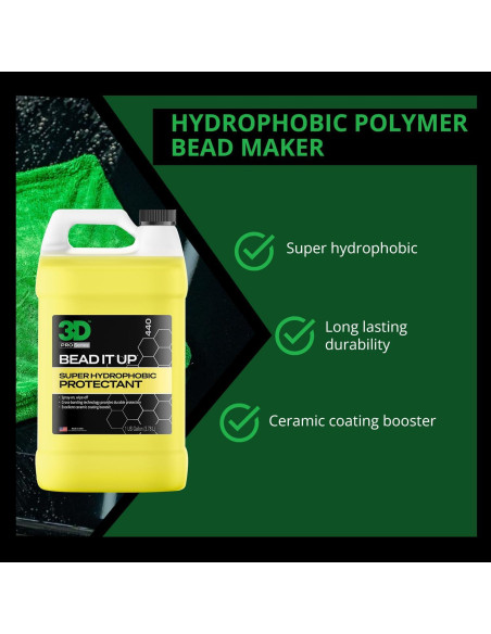 Spray Acelerador Cerámico 3D Bead It Up 3.95kg Hidrofóbico