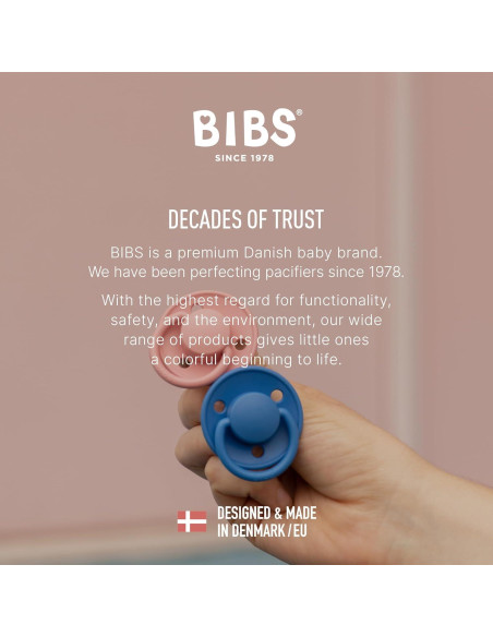 Chupete BIBS De Lux 2-Pack Láttex Natural 0-6 Meses Nube/Azul