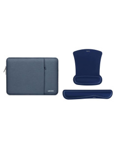 Soporte Reposamuñecas MOSISO + Funda Portátil 13" Azul