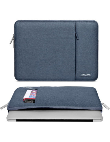 Soporte Reposamuñecas MOSISO + Funda Portátil 13" Azul