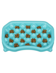 Cuenco Antideslizante Neater Slow Feeder 2.5 Tazas Aguamarina