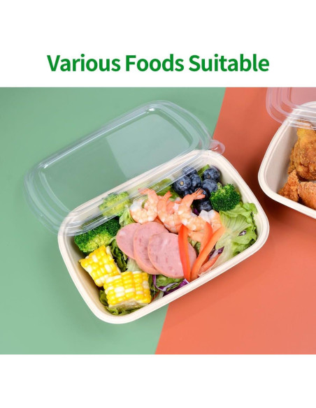 Tazones de Papel para Comida Bloomoon 32 oz 50 Piezas