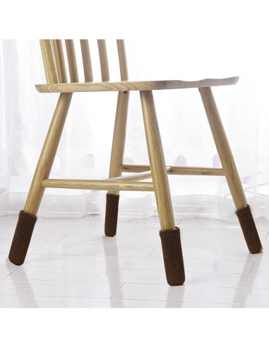 24 Calcetines para Patas de Muebles Blendnew - Café, Lavables