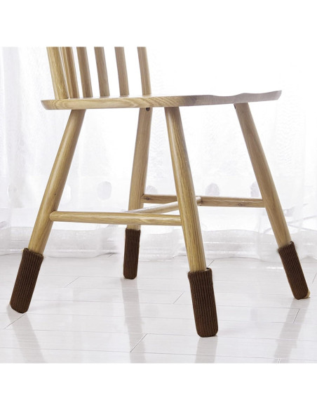 24 Calcetines para Patas de Muebles Blendnew - Café, Lavables
