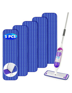 Paños de Mopa Reutilizables TINA&TONY 5PCS Microfibra