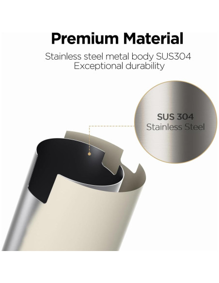 Dispensador Automático de Jabón Espumoso Mooas Marfil 277ml