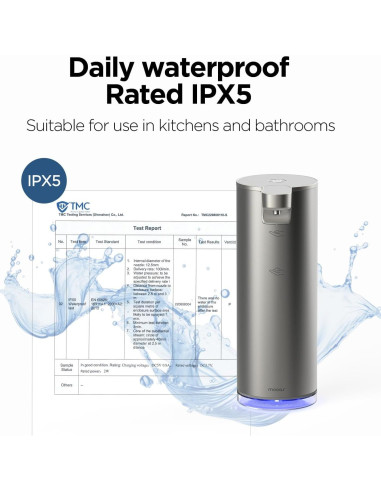 Dispensador Automático de Jabón Espumoso Mooas Marfil 277ml