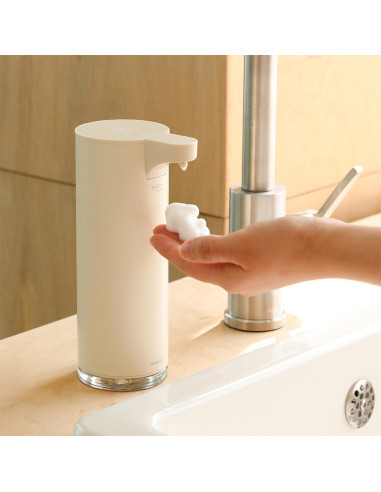 Dispensador Automático de Jabón Espumoso Mooas Marfil 277ml