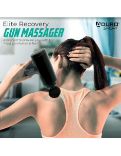Pistola de Masaje Aduro Elite Recovery Inalámbrica Negra 2