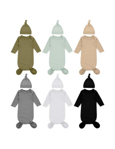 Conjunto de Vestidos Anudados para Bebés Cuffbow 0-6 Meses