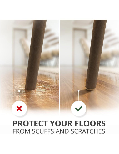 Almohadillas de Fieltro X-PROTECTOR 133 PCS para Muebles