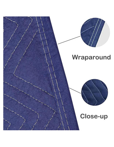 2 Mantas de Mudanza PONGHEI 101.6x182.9cm Pesadas Acolchadas