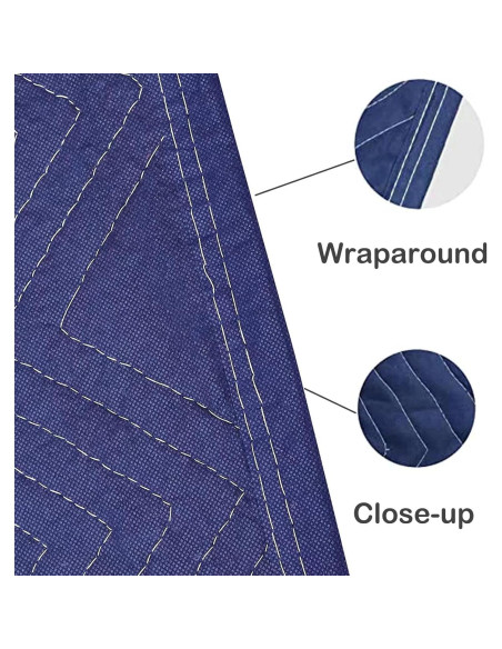 2 Mantas de Mudanza PONGHEI 101.6x182.9cm Pesadas Acolchadas