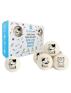 Bolas de Secado de Lana Orgánica KASHLAND XL - 6 Unidades