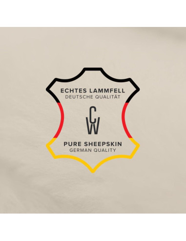 Forro de piel de cordero WERNER CHRIST para cochecito 78x34 cm