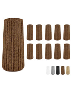 48 Calcetines Protectores de Silla IAMZAY Marrón Antideslizantes