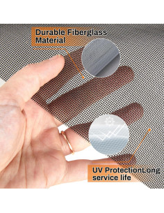 Kit Reemplazo Pantalla Ventana 91x401cm Fibra Vidrio BONLACES 2