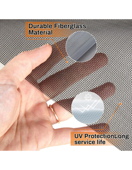 Kit Reemplazo Pantalla Ventana 91x401cm Fibra Vidrio BONLACES