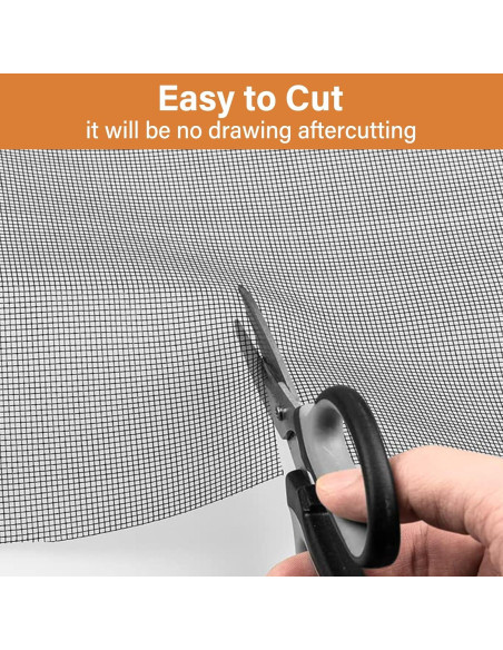 Kit Reemplazo Pantalla Ventana 91x401cm Fibra Vidrio BONLACES