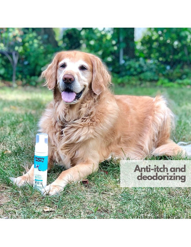 Champú Seco Hipoalergénico Mighty Mutt 236.6 ml - Brisa Fresca