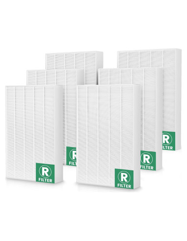 Paquete de 6 Filtros HPA300 Vagmecip H13 para Purificador Honeywell