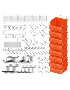 Juego de Ganchos para Tablero de Clavos 150 Piezas HORUSDY