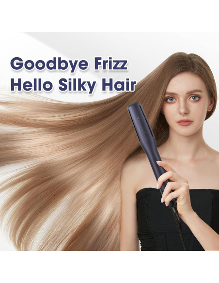 Plancha de Pelo VAGARY 2 en 1 con Aire, 3 Temperaturas