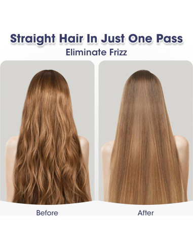 Plancha de Pelo VAGARY 2 en 1 con Aire, 3 Temperaturas