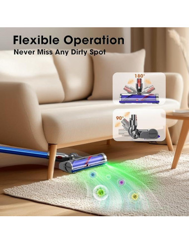 Cabezal de Limpieza Directo AZYM para Aspiradoras Dyson V7-V15