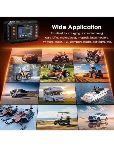 Cargador de Batería Inteligente WAVLINK 20A con Pantalla LCD