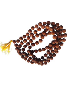 Mala de Rudraksha 10 mm BHAVICREATION con bolsa de japa 2