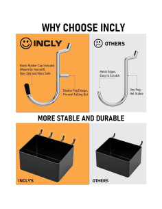 Kit de Accesorios para Tablero Perforado INCLY 278 Piezas 2