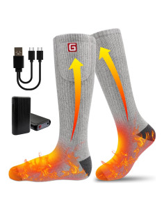 Calcetines Calentados Rabbitroom Recargables Talla 6-12 Unisex