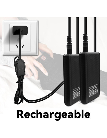 Calcetines Calentados Rabbitroom Recargables Talla 6-12 Unisex