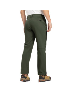 Pantalones de Nieve Impermeables TBMPOY para Hombre 30 Verde 2