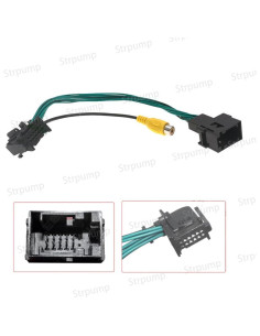 Cámara de Reversa para Automóvil Strpump, Adaptador RCA, Compatible Ford 2