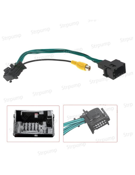 Cámara de Reversa para Automóvil Strpump, Adaptador RCA, Compatible Ford