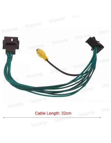 Cámara de Reversa para Automóvil Strpump, Adaptador RCA, Compatible Ford