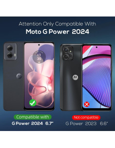 Protector de Pantalla y Lentes Fycyko para Moto G Power 5G 2024 2