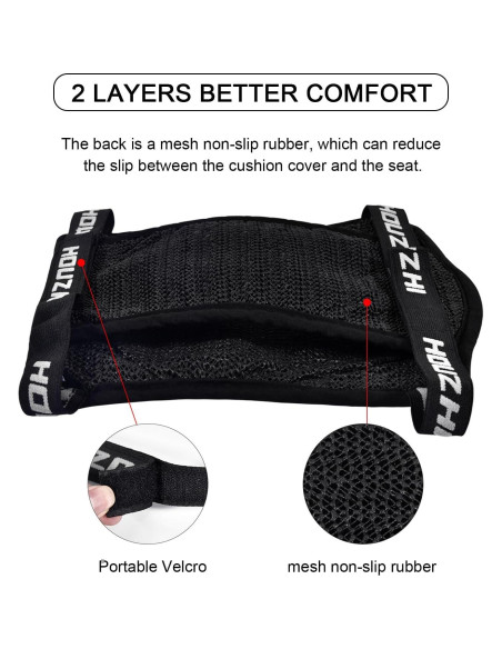 Cojín de Asiento de Motocicleta SaferCCTV M Refrigerante