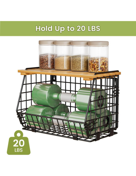 Cesta de Frutas Colgante GGIU - Almacenamiento 3 Unidades